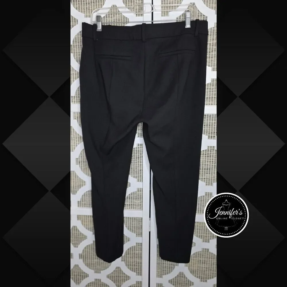 J. Crew Women's Black Cameron Style G9061 Cropped Dress Pants Size 10P